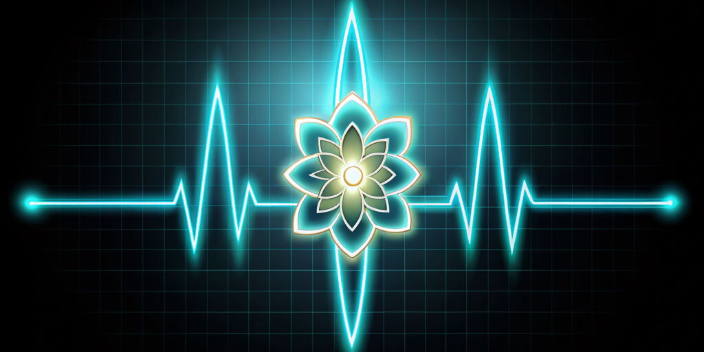 Pulsing – Symbol für ganzheitliche Gesundheit und Wohlbefinden
