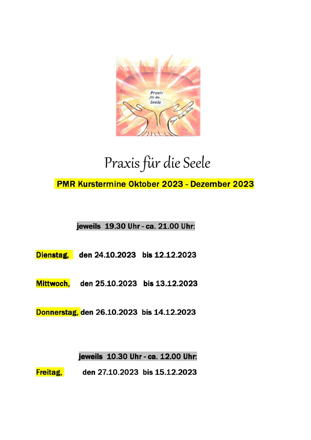 Entspannungskurs Progressive Muskelentspannung speziell für Frauen Entspannungskurs Progressive Muskelentspannung speziell für Frauen