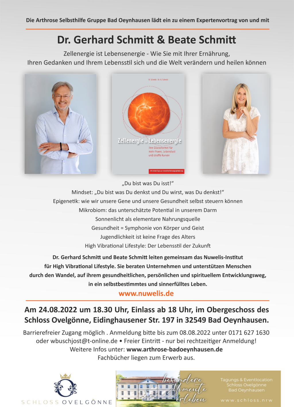 Arztvortrag Dr. Schmitt Bensheim