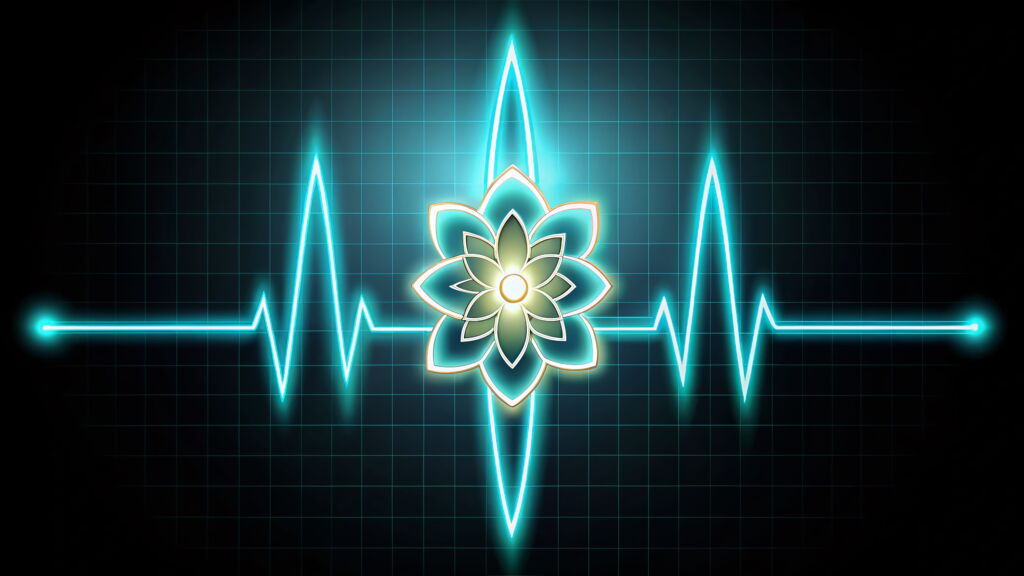 Pulsing – Symbol für ganzheitliche Gesundheit und Wohlbefinden