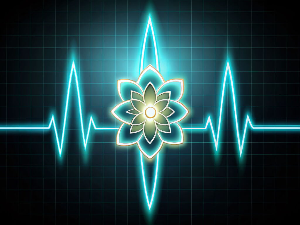 Pulsing – Symbol für ganzheitliche Gesundheit und Wohlbefinden